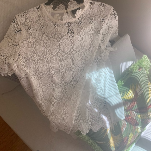 Boxy Lace Shirt - Picture 6 of 6